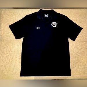Loose Heat Gear Colts black polo shirt large men’s
